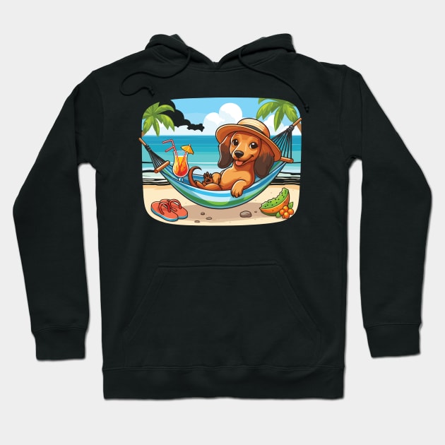 funny dog  chilling Hoodie by pugarts